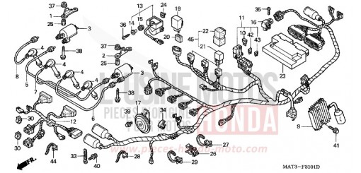 FAISCEAU DES FILS (X/Y) CBR1100XXY de 2000